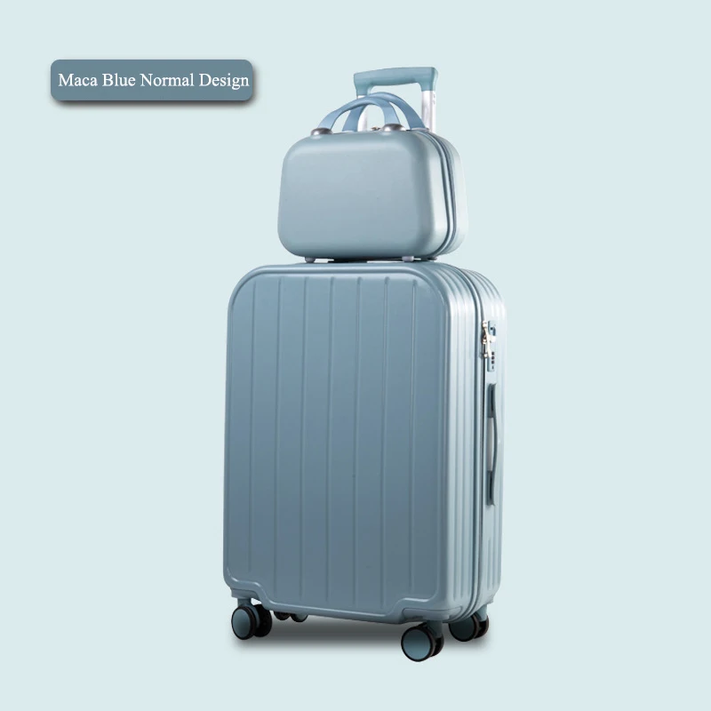 

Summer Season Luggage Trolley Bag Travel Suitcase With Cosmetic Case Sets, 5colors existing