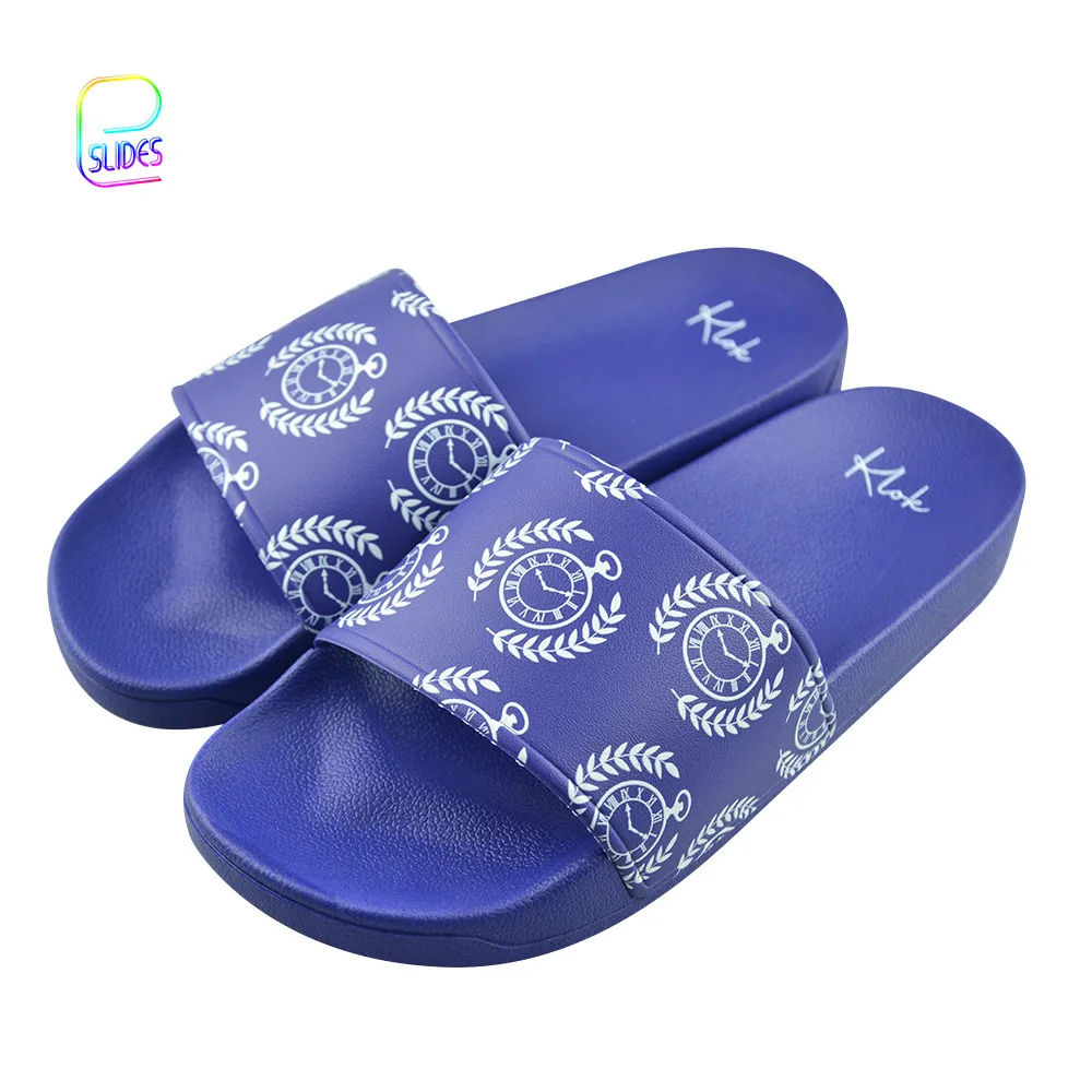 

Trending products Flat printed indoor house PVC PU custom logo slides men slippers sandals beach outdoor Chinese slippers, Yellow/blue/pink/red/green/white/black