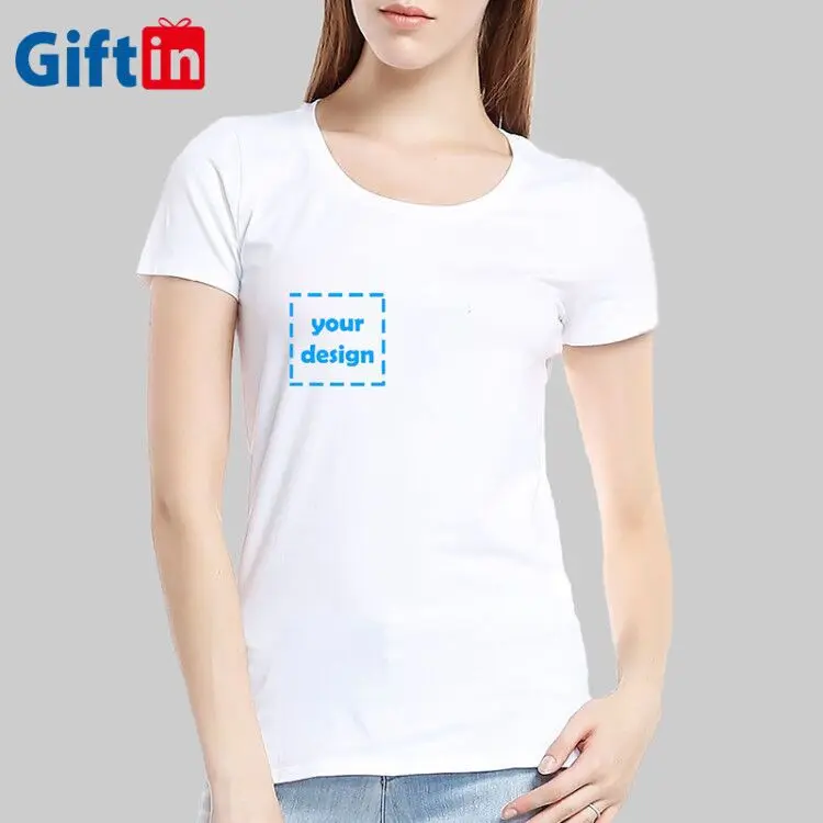 

Best Quality Custom t shirt Printing Women Blank Oversized Organic Cotton Blend O Neck Fashion T-shirt design Cheap Dropshipp
