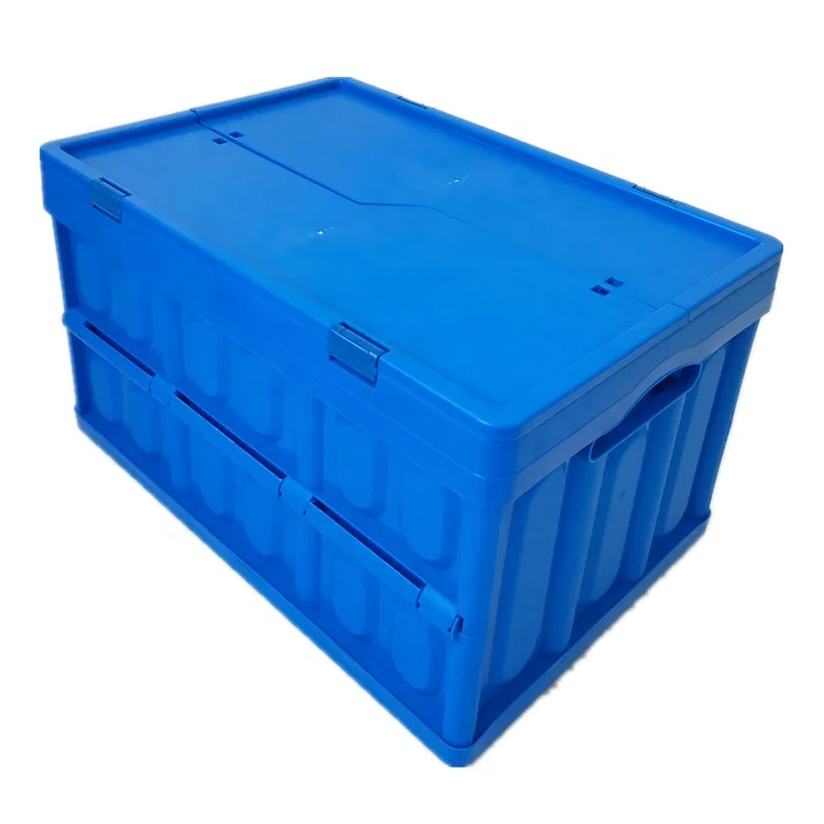 

QS household Customizable colors collapsible storage box collapsible folding crate collapsible plastic crate, Green or customized