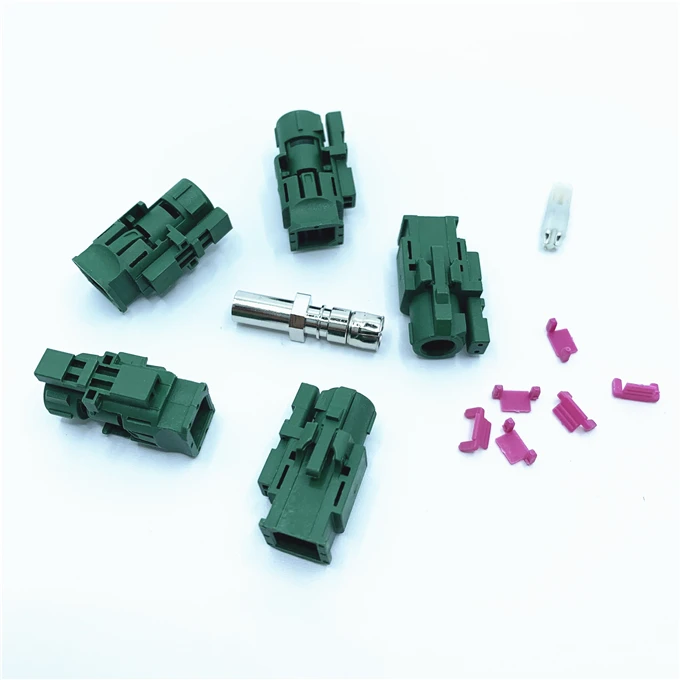 Fakra Lvds 4p Female Green E Code Hsd Connector For Cable - Buy Fakra