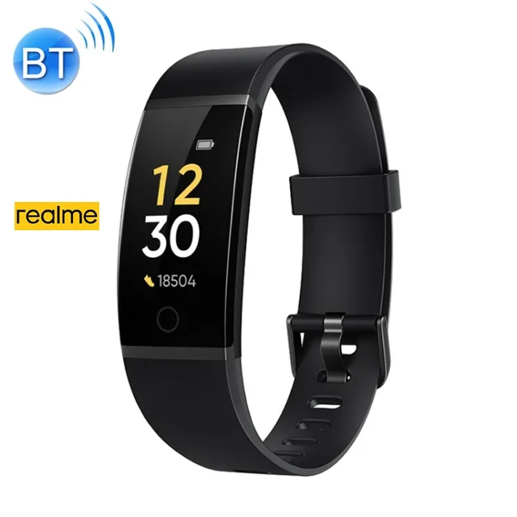 

Original Realme Band 0.96 inch Color Screen Support Real-time Heart Rate Monitor IP68 Waterproof Smart Wristband Bracelet