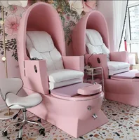 

egg shape modern massage spa chairs manicure sofa foot bowl sink throne nail salon table plumbing luxurypedicure chair