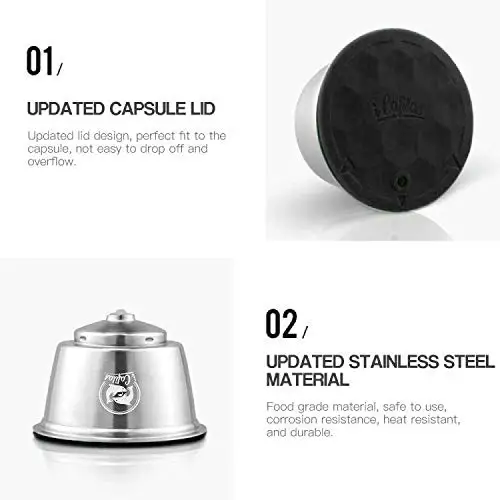 Dolce Gusto Reusable Capsules Refillable Coffee Pods Compatible With Lumio Dolce Gusto Machine Durable Stainless Steel Buy Dolce Gusto Reusable Capsules Compatible With Lumio Dolce Gusto Machine Dolce Gusto Product On Alibaba Com