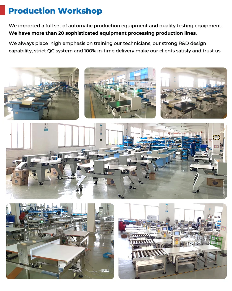 CWM-300 Food Grade Automatic Weighing Scales Factory Direct Weight Checking Machine Dynamic Weight Checking And Sorting Machine