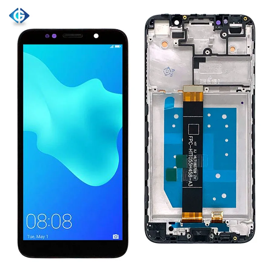 

5.45'' Display for Huawei Y5 2018 Lcd Screen with Touch and Frame Assembly for Huawei Y5 Prime 2018 Lcd, Black lcd y5 prime 2018