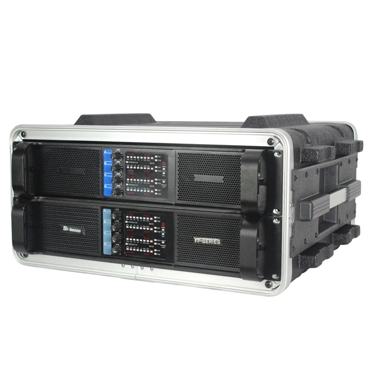 

Sinbosen professional sound system power amplifier pa DS-20Q 4 channels 4000w dj amplifier, Black, blue, silver