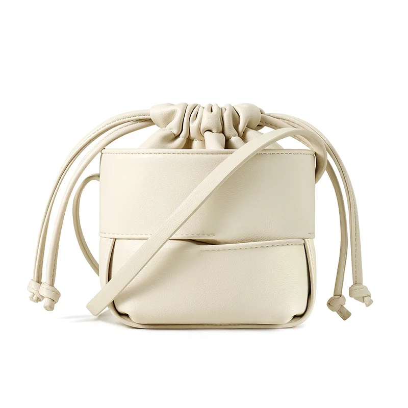 

New Trendy Drawstring Mini Bucket Large Capacity Fashion Lady Crossbody Bag