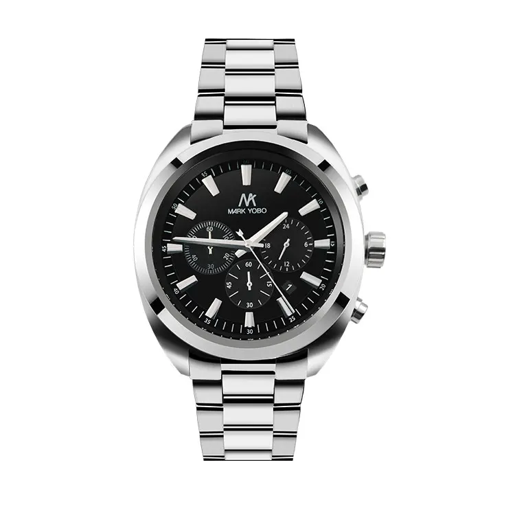 

Stainless Steel Luxury Waterproof Quartz Watches OEM Brand Hands Wristwatches Custom Logo Wrist Mens Watch, Customized colors