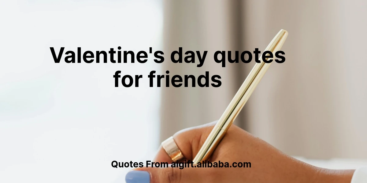 valentine's day quotes for friends