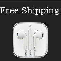 

Original Hands free 3.5mm earphone for iphone earphone 3.5mm interface Free Shipping