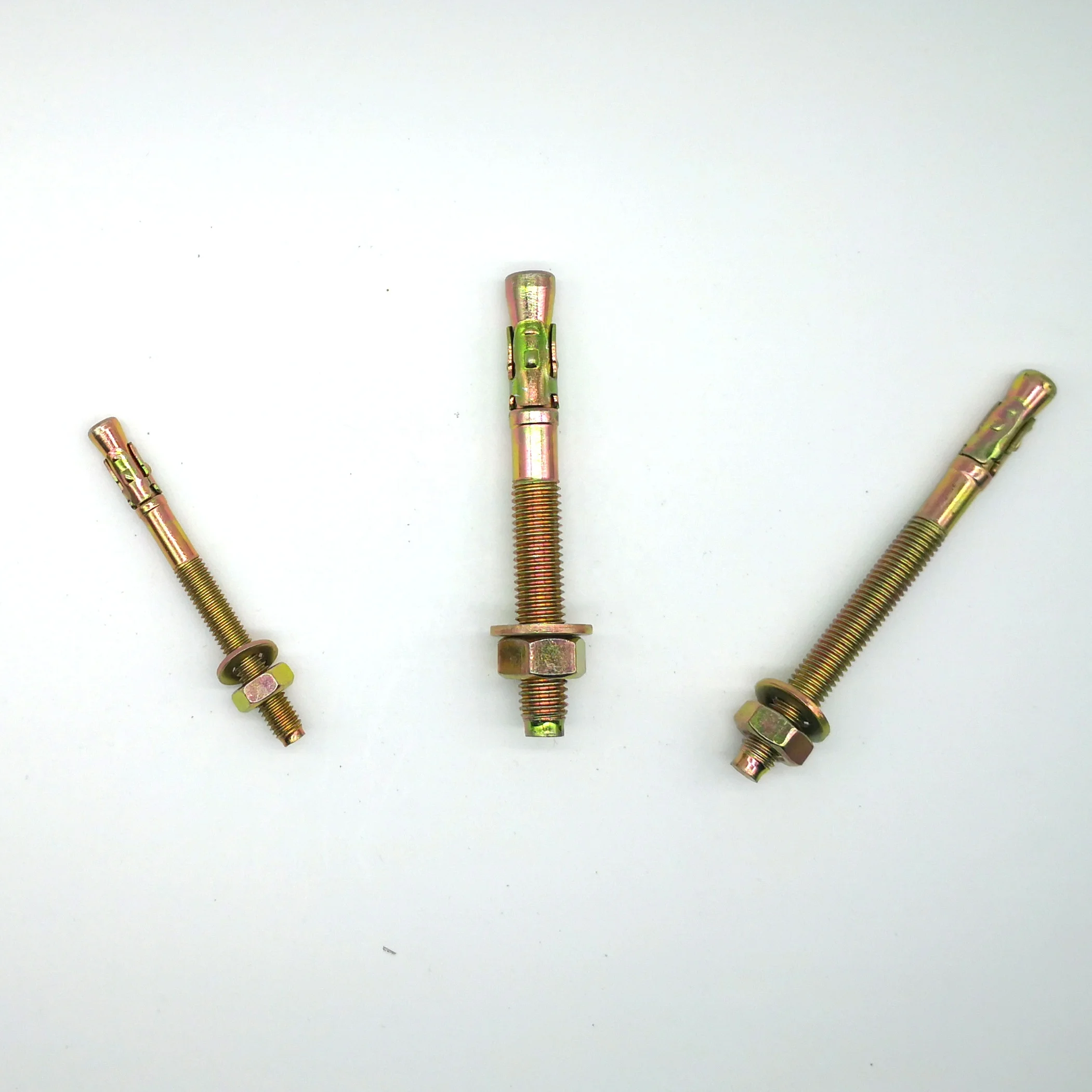 
Zinc yellow plated M6 M8 M10 M12 M16 M20 wedge anchor for concrete 