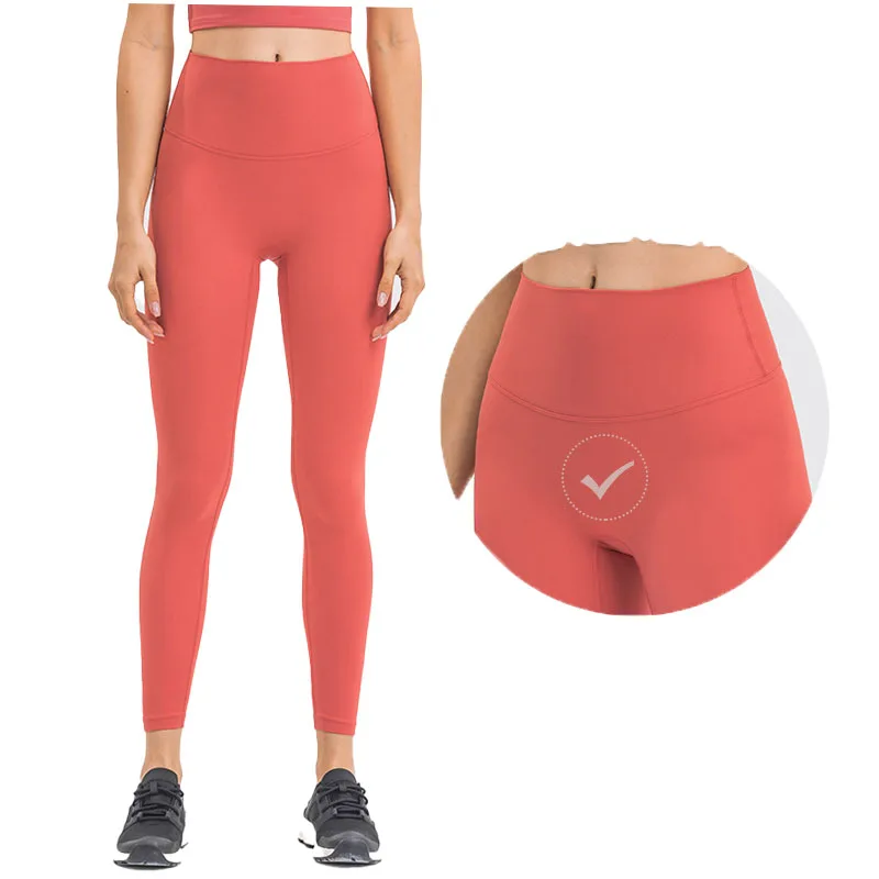 

High quality seamless front rise buttery soft neon color women workout gym fitness yoga pants leggings