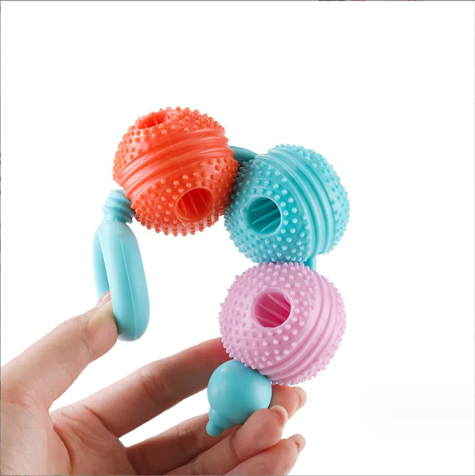 

New Arrival TPR Healthy Teeth Food Dispensing Interactive Mentally Stimulating Dog Toy