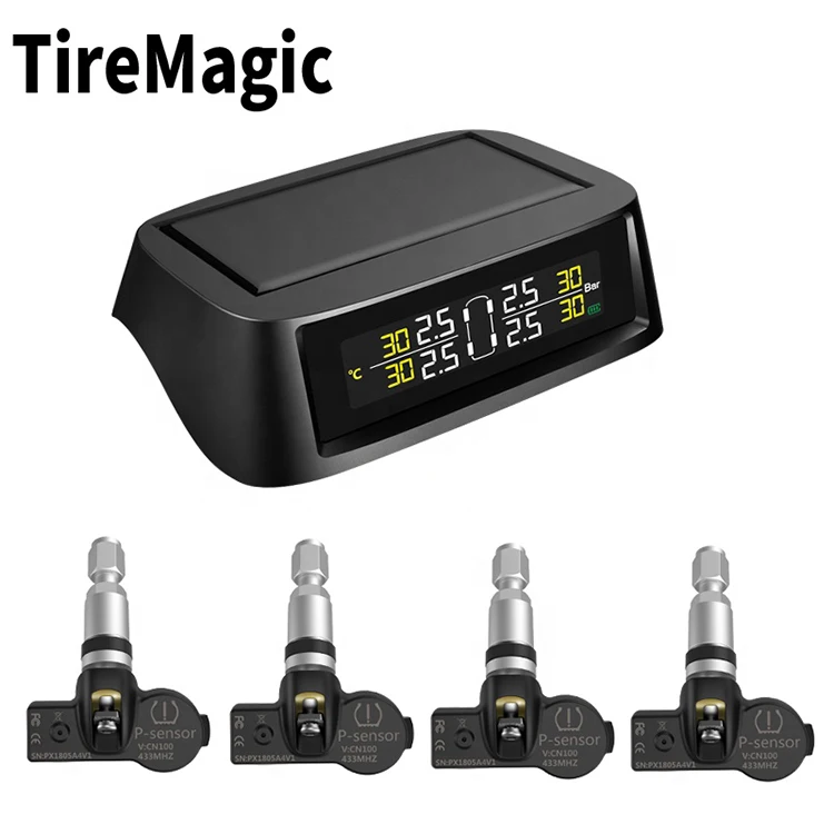 

Real-time Wireless Best Car Solar Internal Tire Pressure Monitoring System Car Tpms