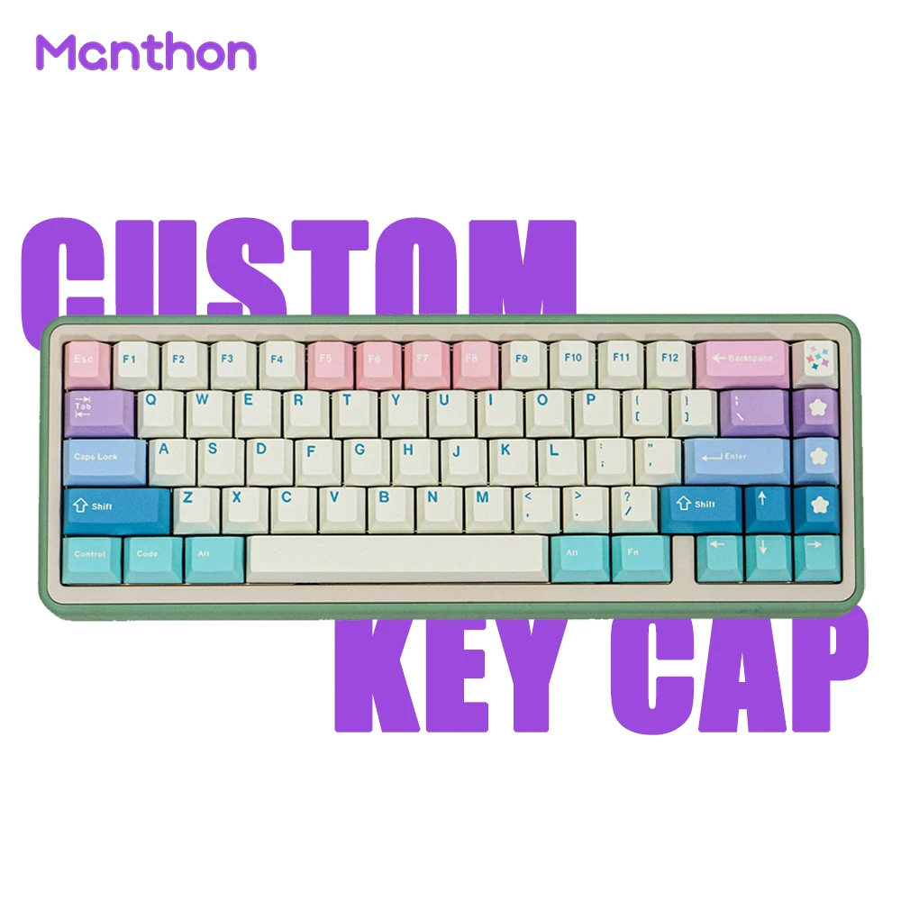 

Custom 126 Key GMK Fairy Keycap Clone Cherry Profile PBT Keycaps for DIY Mechanical Gaming Keyboard