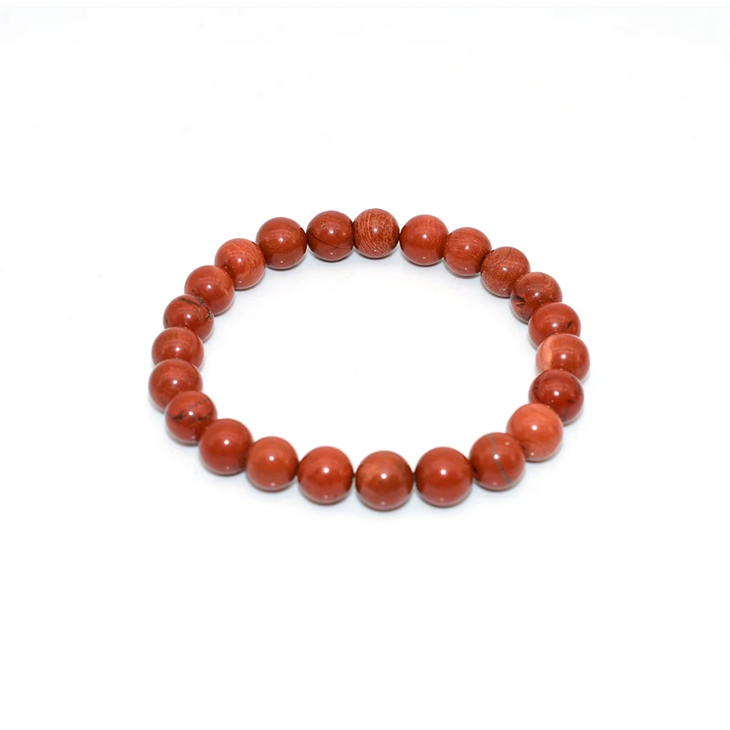 

NAPOLN Natural Stone Beads High Grade Best Selling 4/6/810/12mm Red Jasper Bracelet