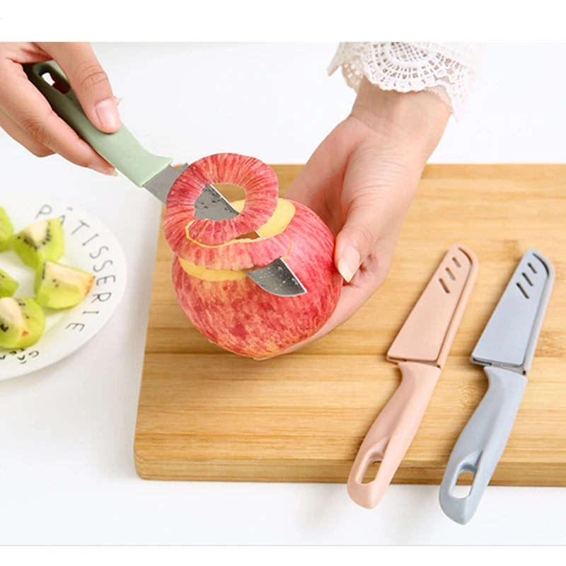 

Kitchen Cooking Candy Color Knife Kids Chef Toddler Cooking Plastic Knives Slicing Paring Fruit Vegetable Cutter Knife