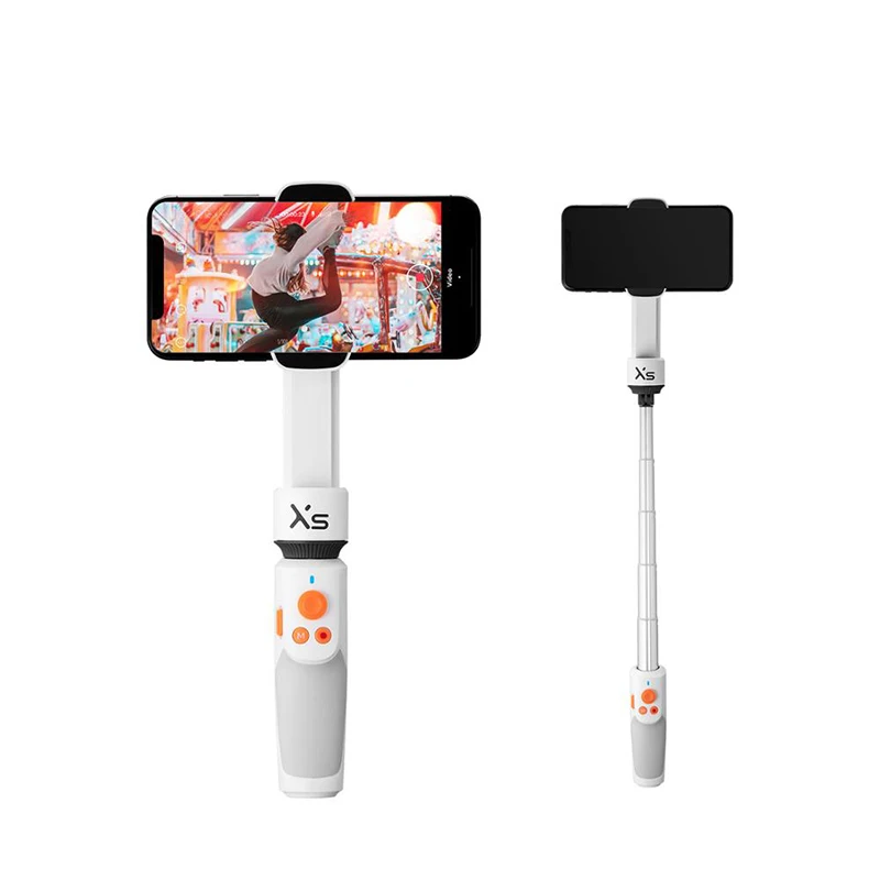 

ZHIYUN Official SMOOTH XS Phone Gimbals Selfie Stick Handheld Stabilizer Palo Smartphones for iPhone, Pink or white