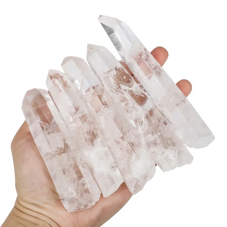 

wholesale Good quality raw healing quartz crystal terminated point clear quartz
