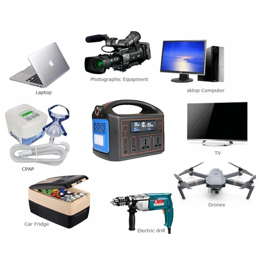 innovative solar products ac power station 300W 110v 220v 240v laptop power bank 100000mAh for outdoor devices - ANKUX.COM
