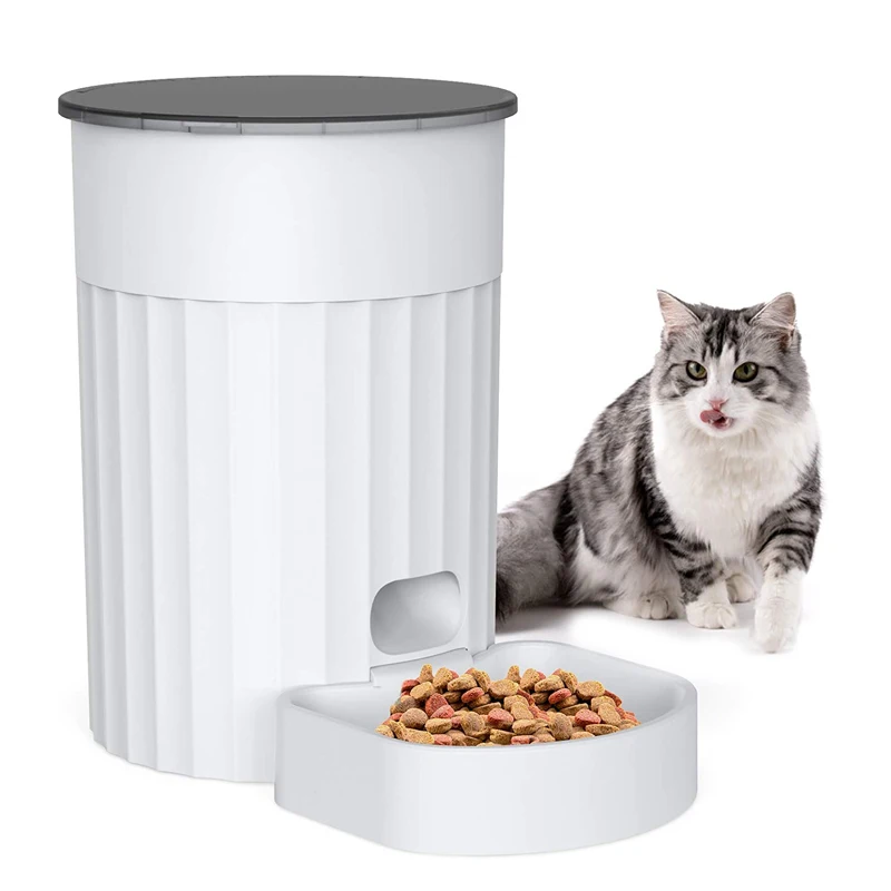 

Amazon best selling papifeed timed Wifi smart cat dog food dispenser wholesale automatic pet feeder, White,customer size