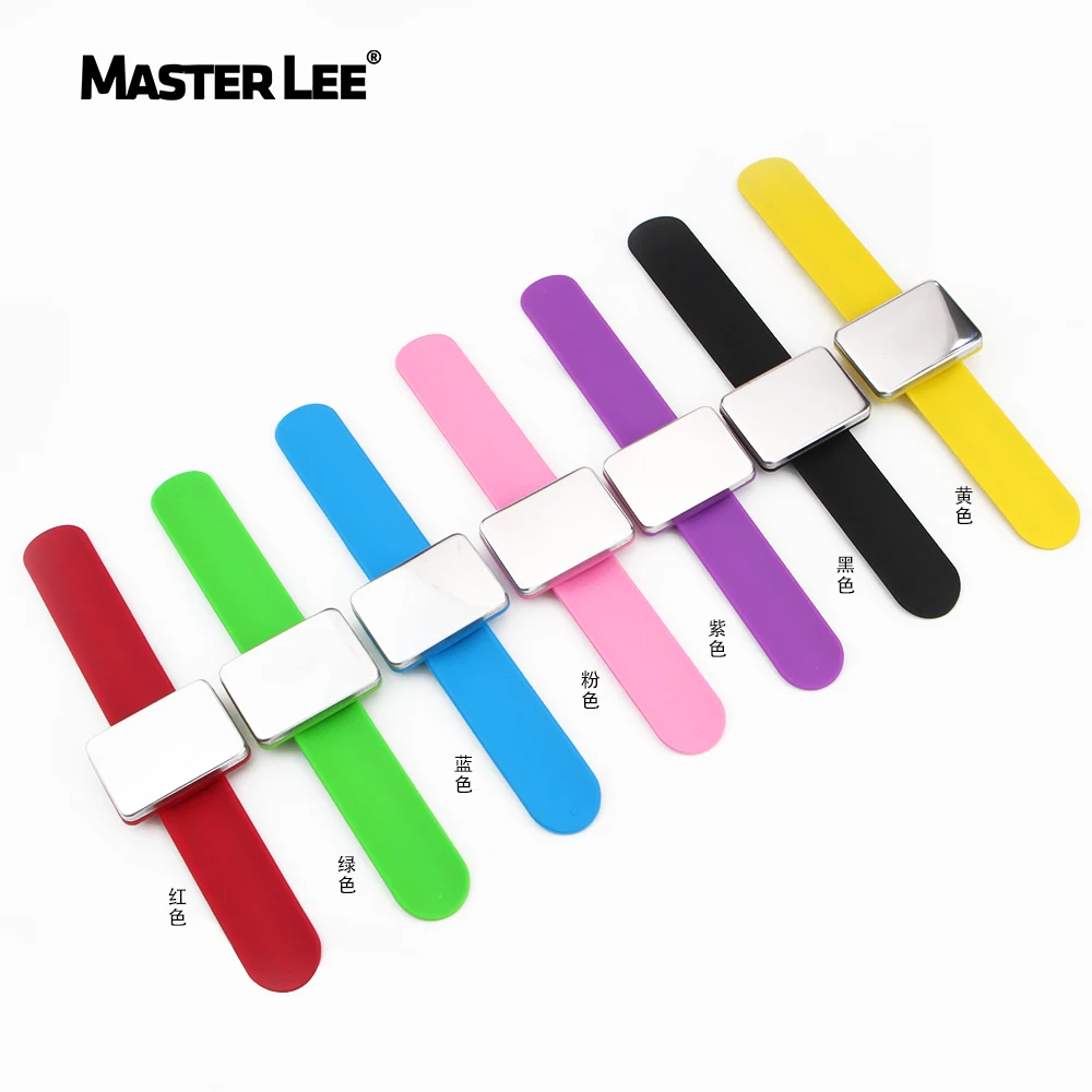 

Masterlee hairdressing accessory barber tool clips silicone wrist band strap for salon, Mix color