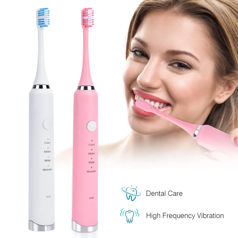 

Powerful Ultrasonic Sonic  USB Rechargeable Tooth Brush Adult Electronic Washable Whitening Teeth Brush