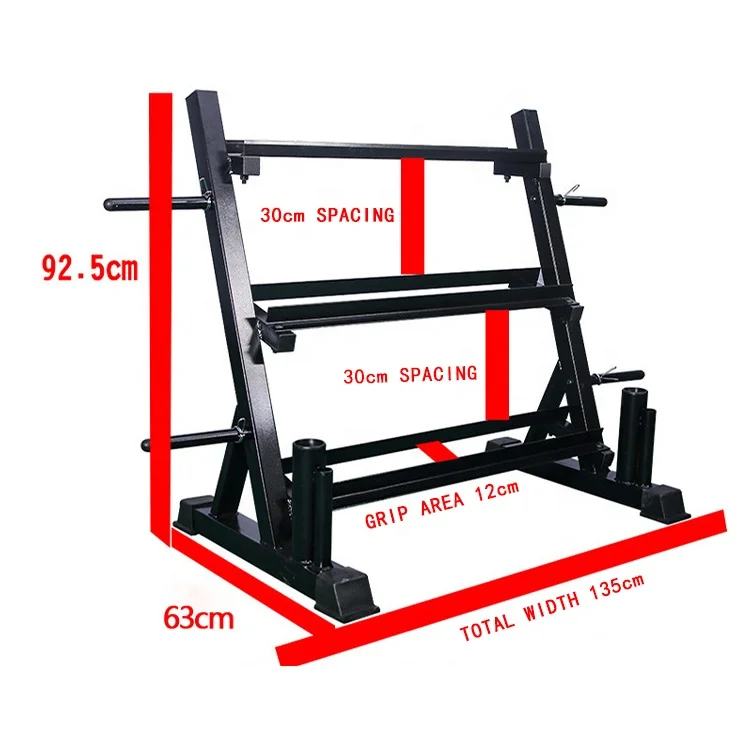 

2021 best selling custom advanced heavy duty triangle full dumbbell rack gym equipment, Black