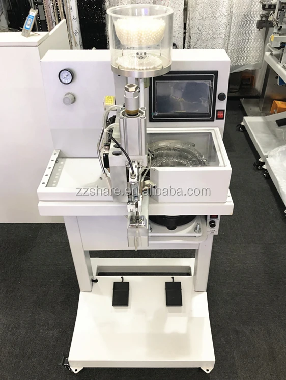 Automatic Beading Attaching Machine Pearl Setting Nail Beads Fixing