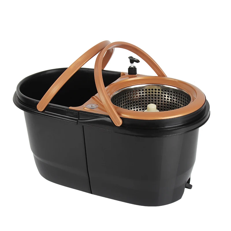 Splitable Design 360 Degree Rotating Cleaning Easy Life Spin Magic Stainless Steel Rotating Bucket Mop