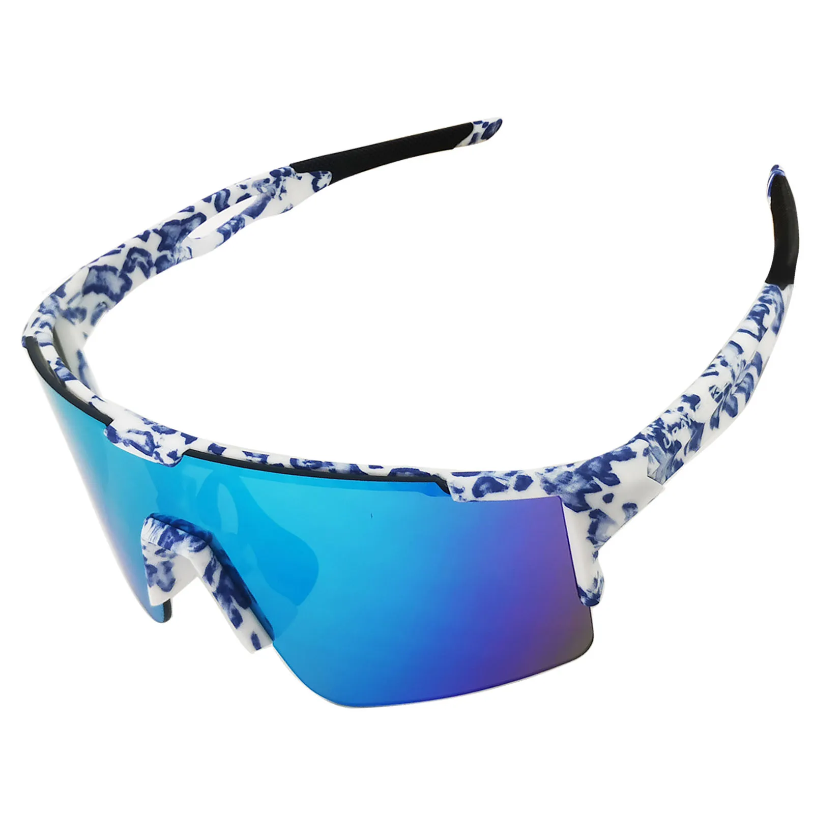 

UPANBIKE anti-ultraviolet driving glasses reflective glasses polarized cycling sports sunglasses for men and women, Glossy purple/black