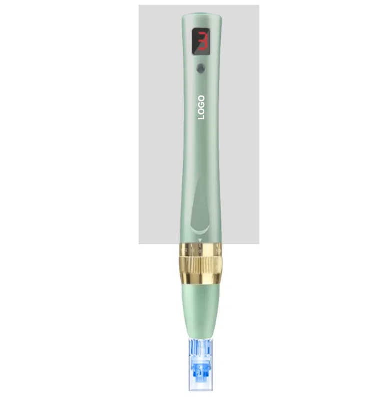 

2021 new facial skin tightening dermapen 7 color LED wireless microneedle derma rolling electric needle dermapen