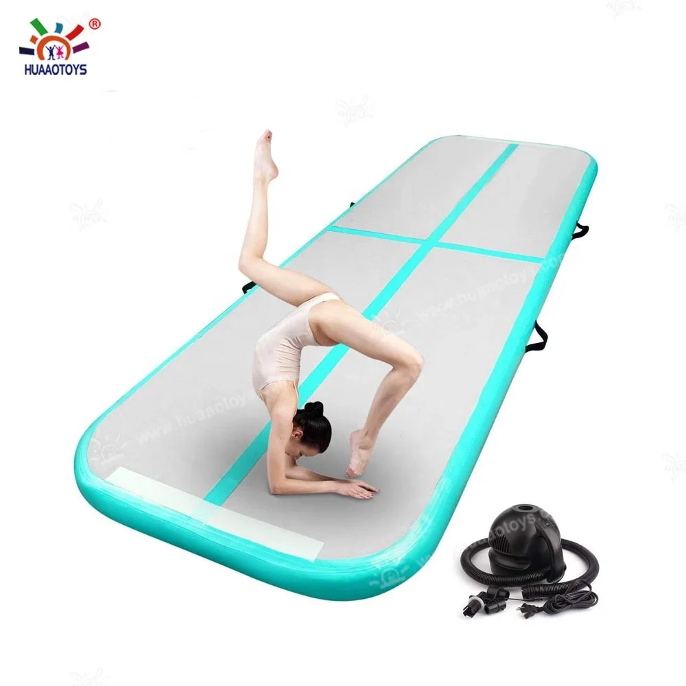 

3m/4m/5m/6m/8m/10m/12m/15minflatable air track gymnastics inflatable tumble airtrack air tumbling floor mat, Can be customized