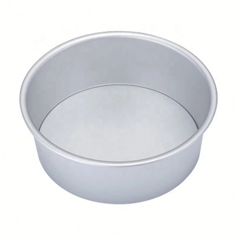 

Aluminum Alloys Eight Inches Round Cake Molds, Sliver