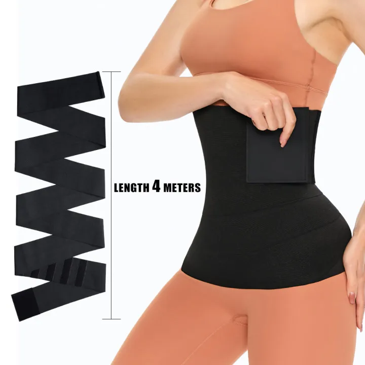 

Women's Seamless Body Trainer Corset Tummy Control Plus Size Wrap Waist Trainer Shaper Trimmer Belt Shapewear