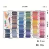 Friendship Cross Stitch Threads kit,Embroidery Floss with Storage Box