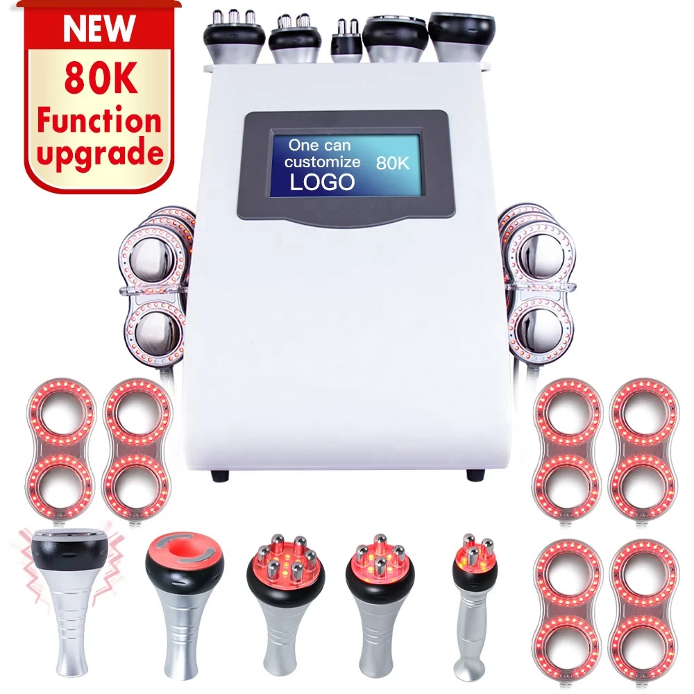 

2022 Body slimming lipo laser cavitation machine Face Ultrasonic40K 80K Cavitation Slimming Machine With Vacuum Liposuction