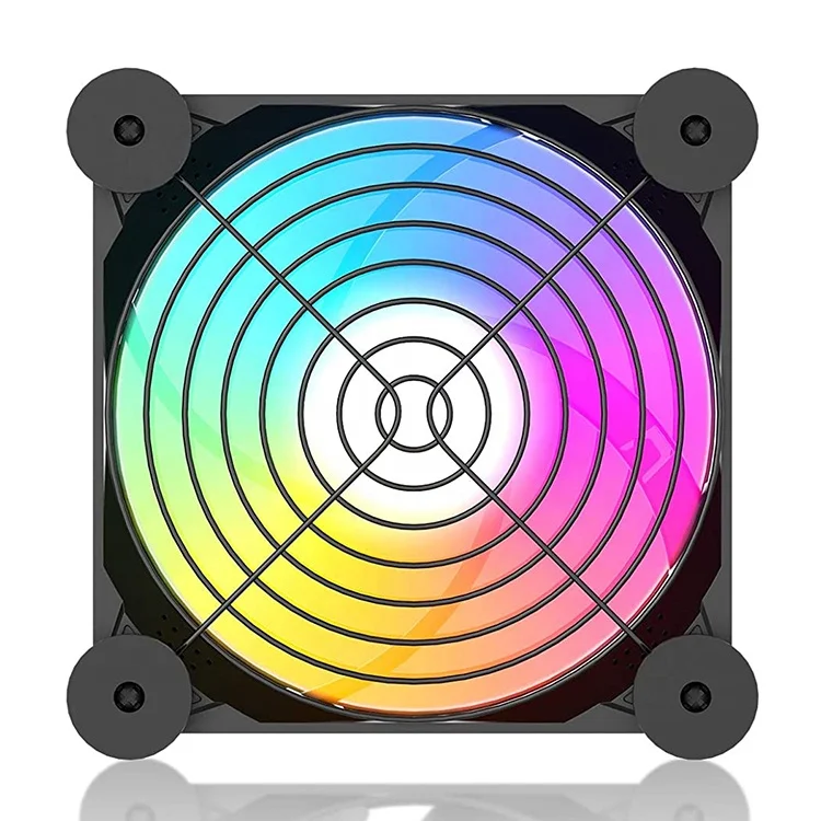 

upHere 120mm PC RGB Fan Silent USB Fan For TV Box Router PS4 Cooler Laptop Cooling Fan, Automatic rainbow led