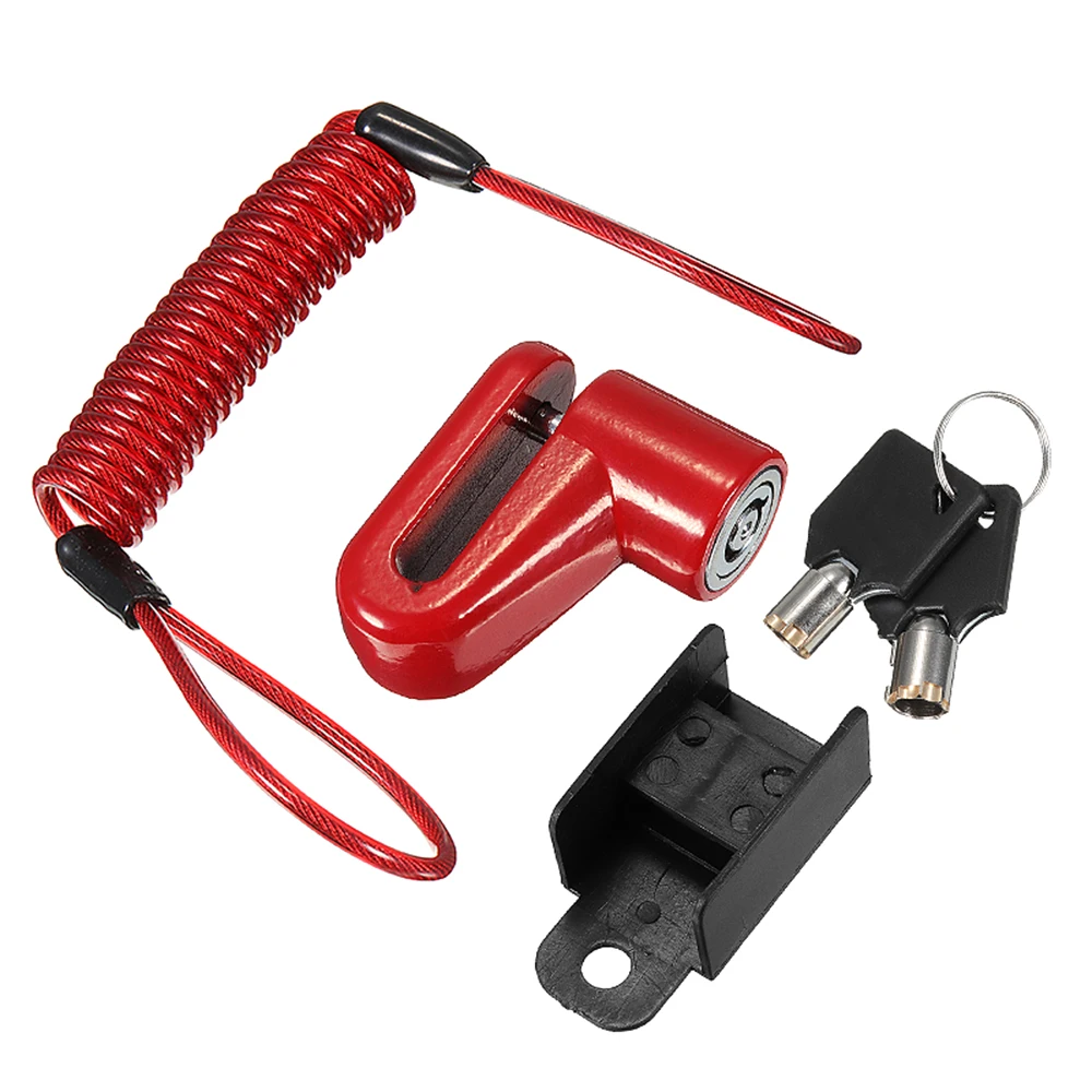 

New Image Scooter Replacement Accessory Anti-Theft Disc Brakes Lock Security Reminder Cable +Disc Lock for Mi Mijia M365 Scooter