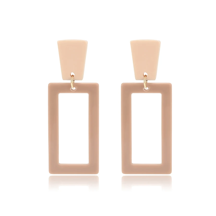 

E-997 xuping fashion earrings simple bottle shaped acrylic drop earrings