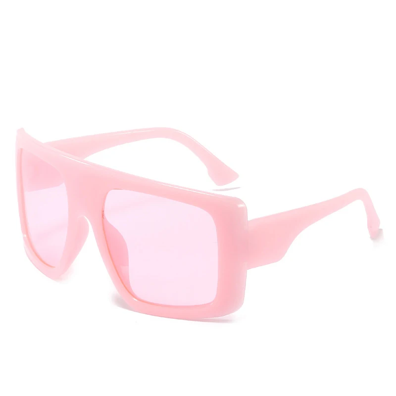 

New Arrival Fashion Vintage Custom Logo Women Trendy Oversized Square Women Sun Glasses Sunglasses 2021