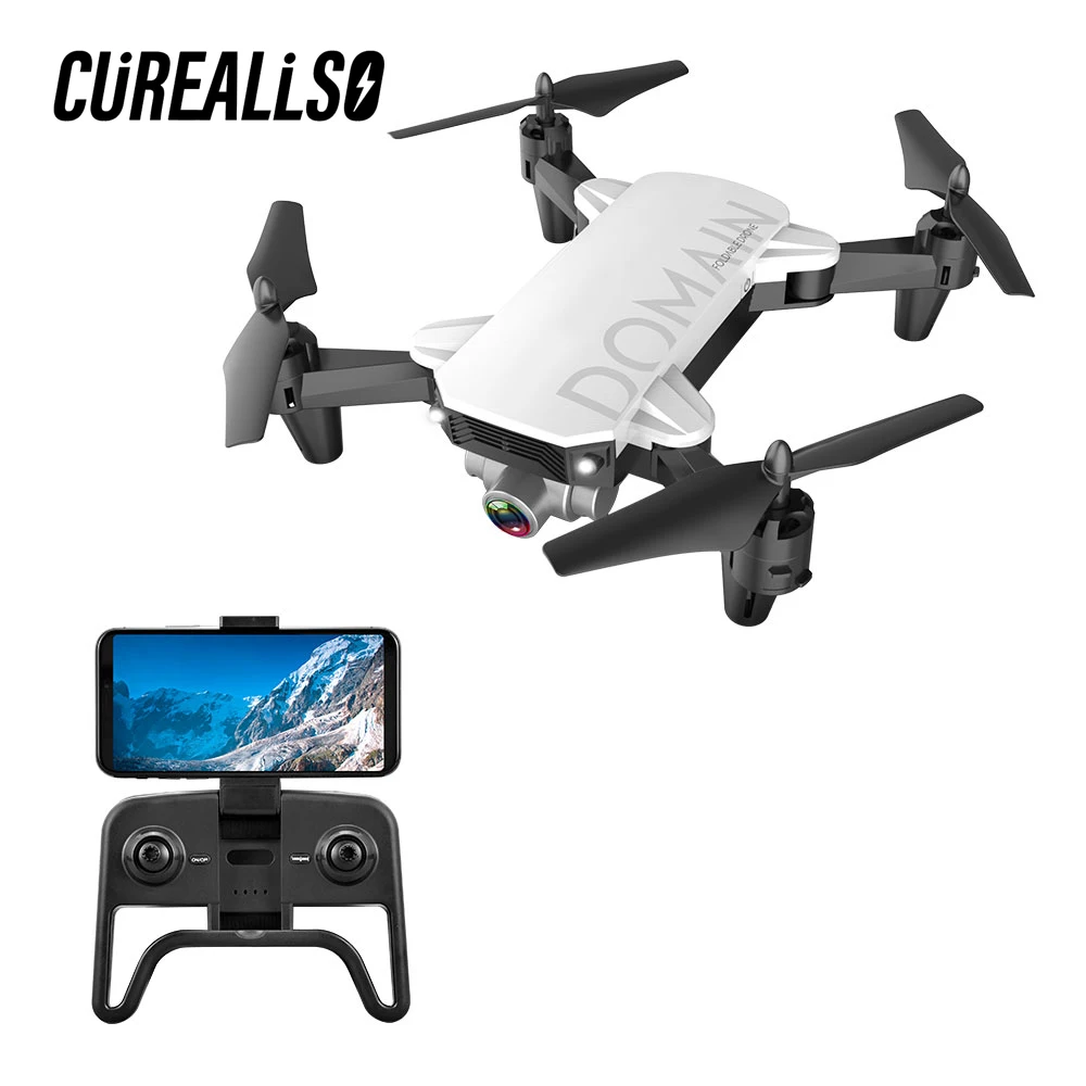 

Rc Drone R7 folding mini high definition air pressure quadcopter fixed height remote control airplane 4K aerial photography, Black/white