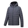 Fashion custom warm ultralight lightweight mens down jacket with hooded