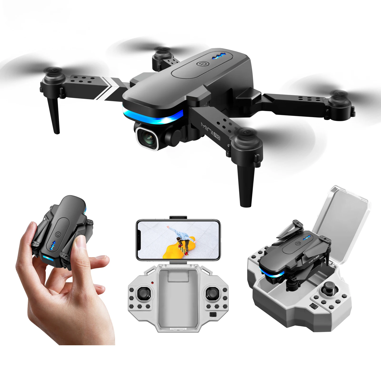 

KY910 Mini Drone 4k Hd Camera profesional Rc Drones Wifi Fpv Toy Outdoor Rc Quadcopter mini drone ky910