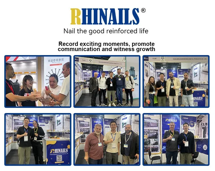 Rhinails fastener factory trade show exhibitions and customer meetings