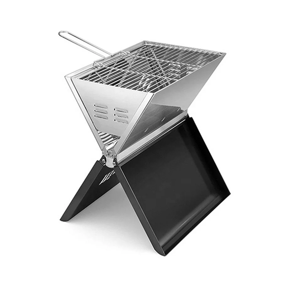 

foldable mini portable folding camping charcoal barbecue grill