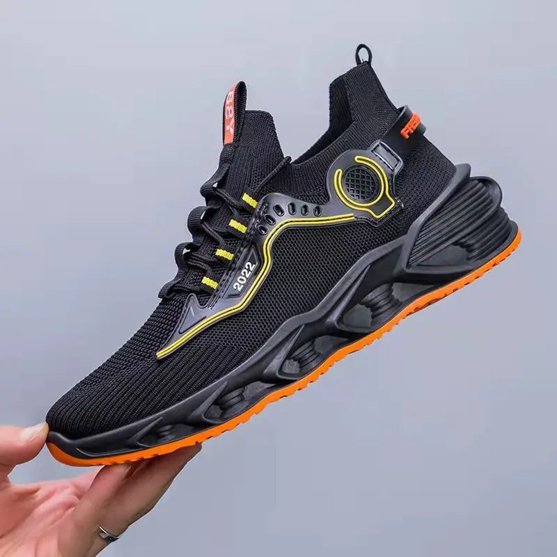 

2022 Custom Fashion Sneakers Men Running Sports Shoes Men Blade Running Shoes, 3 colors