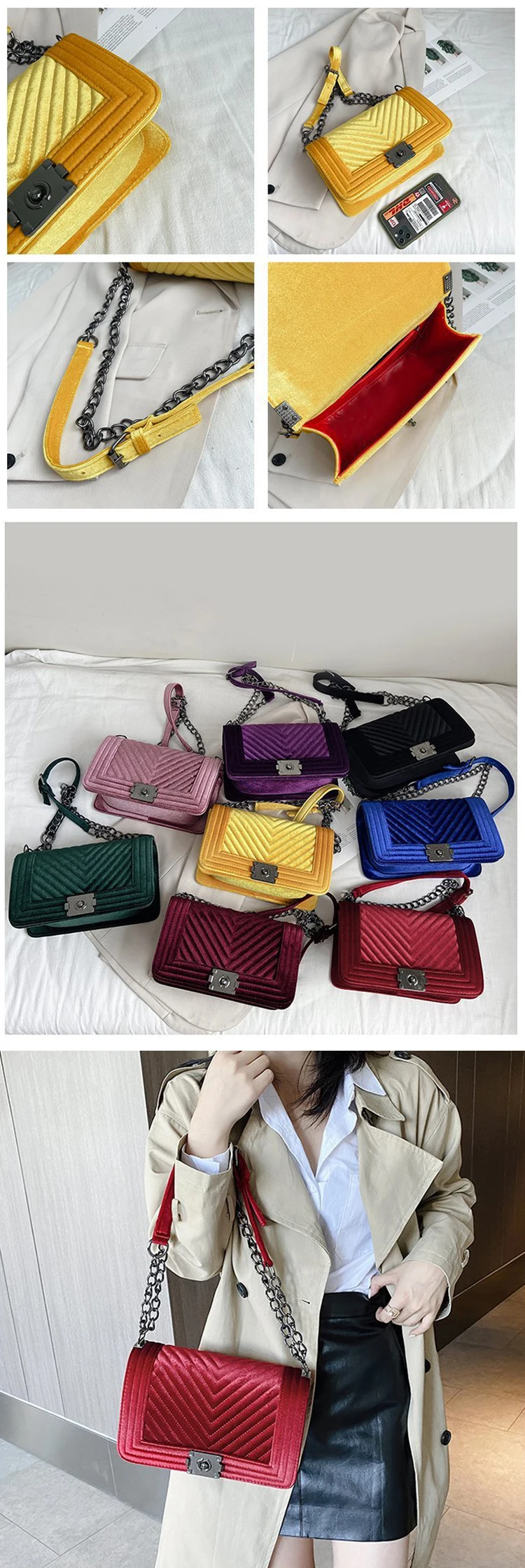 Hot Selling Trendy Chain Girls Shoulder Diamond Sling Bags Velvet Shoulder Bag Velvet Women Bag Buy Velvet Women Bag Velvet Shoulder Bag Diamond Sling Bags Product On Alibaba Com