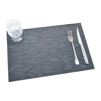 

Bamboo Shape Printed PVC Woven Mesh High Grade Placemat